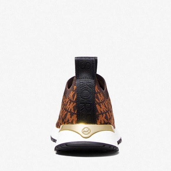 🎁 Michael Michael Kors Bodie Logo Jacquard Slip-On Trainer - Picture 4 of 7
